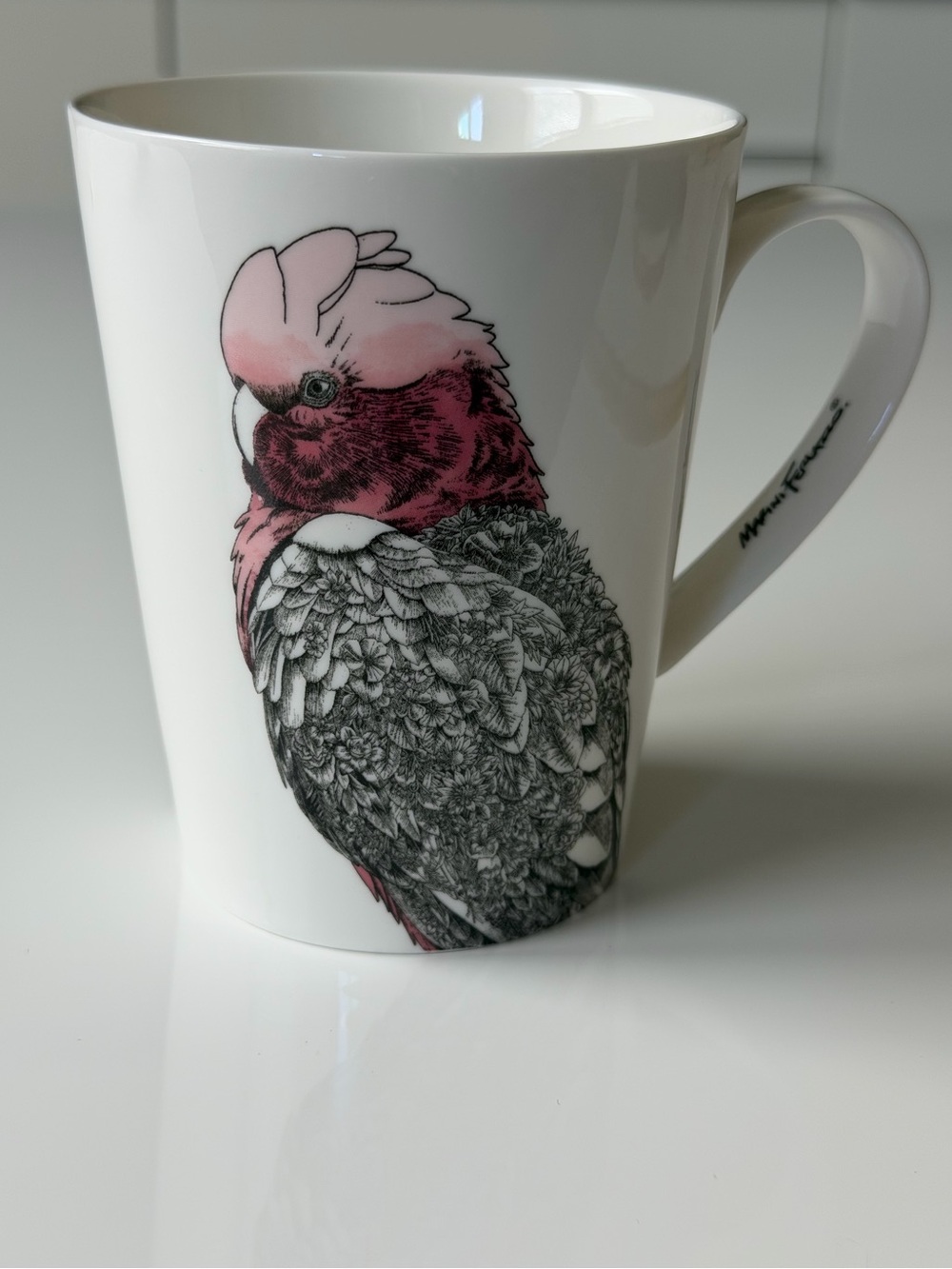 Maxwell & Williams Marini Ferlazzo Galah Cockatoo Fine China Coffee Mug 450 ml
